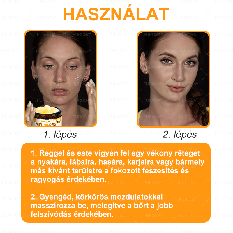 🐝🌿PUROSA® Méhméreg Bőrfelújító Krém 🔥 UTOLSÓ NAP – 80% KEDVEZMÉNY🔥