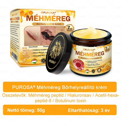 🐝🌿PUROSA® Méhméreg Bőrfelújító Krém 🔥 UTOLSÓ NAP – 80% KEDVEZMÉNY🔥